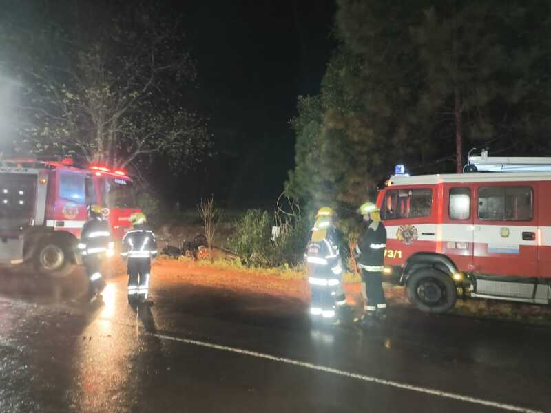 Falleció un automovilista tras despistar sobre la Ruta Provincial 5 3 despiste23 - 2