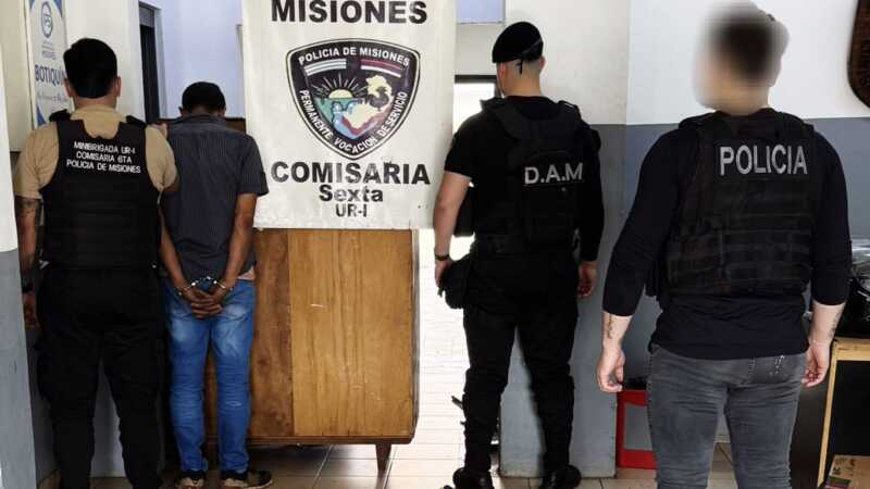 Posadas: intentó ocultar el botín entre las malezas tras un robo, pero fue descubierto y detenido por la Policía