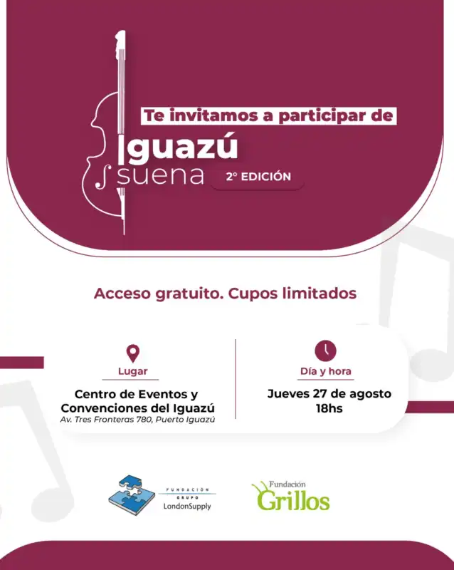 Más de 250 jóvenes músicos harán vibrar a Iguazú desde mañana martes 4 La música de toda Misiones se encuentra en Iguazú desde este martes con musicos