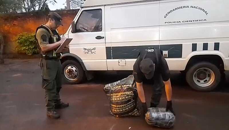 Gendarmes secuestraron cargamento de marihuana valuado en más de $140 millones en Misiones secuestraron