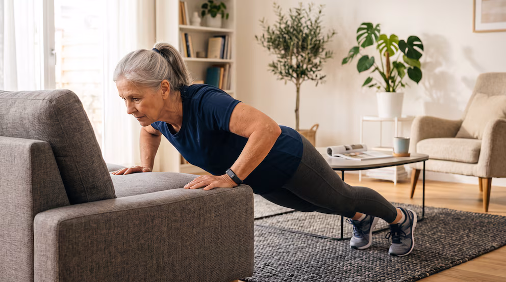 Después de los 60, no hace falta gimnasio: 3 ejercicios para fortalecer todo el cuerpo 4 60000 - 3
