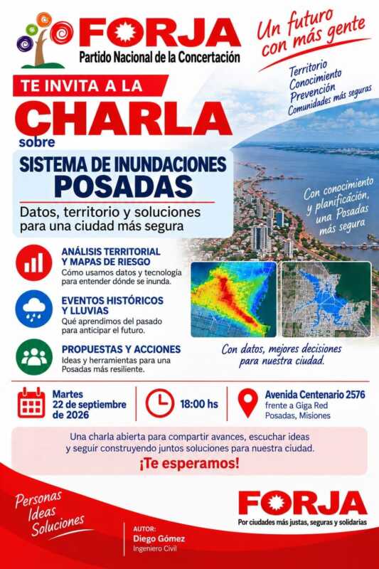 Inundaciones en Posadas: un modelo busca anticipar qué barrios estarán en riesgo 3 818813405 10216417973159488 365196987802634503 n - 2