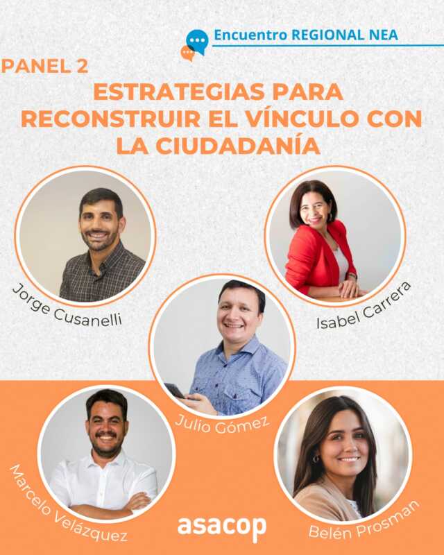 ASACOP reunirá en Misiones a referentes de la comunicación política del NEA y Paraguay 6 ASACOP 3 - 5