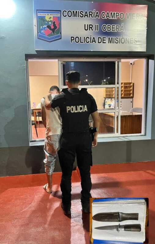 Detenido  Apostoles cheque