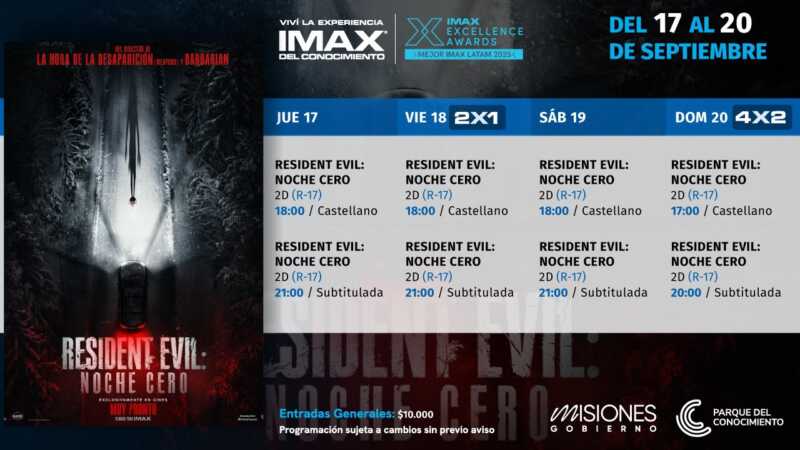 IMAX DEL CONOCIMIENTO: nuevo estreno 