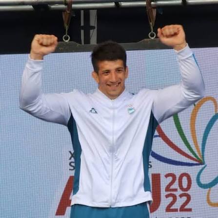 Una última batalla: Ricardo Báez se prepara para competir en Rosario 7 Ricardo Báez se prepara para sus terceros Juegos Sudamericanos y analiza el final de su carrera como luchador mientras espera su próxima gran etapa: será padre.