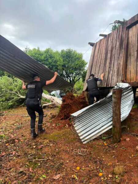 Temporal en Misiones: continúa la asistencia y reconstrucción en municipios de la zona Norte Misiones