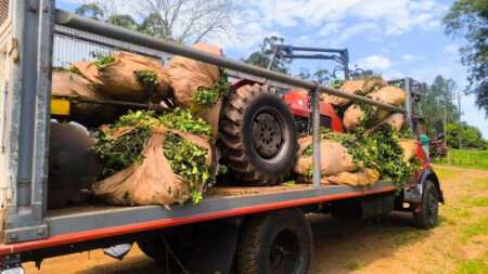 tractorazo contra Milei en Iguazú