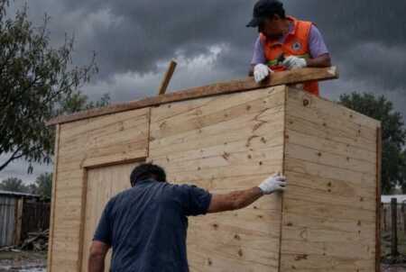 La Provincia refuerza la asistencia a casi 500 familias afectadas por los temporales en el norte de Misiones temporal en Misiones