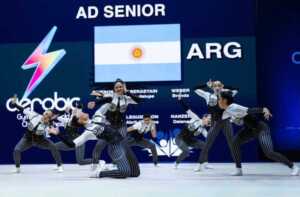 “Fue un sueño”: Abril Leguizamón, la primera misionera en llegar a una final mundial de gimnasia aerobica abril gimnasta