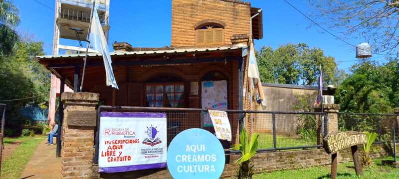 Biblioteca Popular de barrio Sur Argentino: talleres gratuitos y una rifa para sostener un espacio que crece 2 biblioteca barrio sur argentino - 1