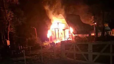 Incendio destruyó una cabaña de la quinta del intendente de Encarnación y apuntan a una falla eléctrica encarnación incendio