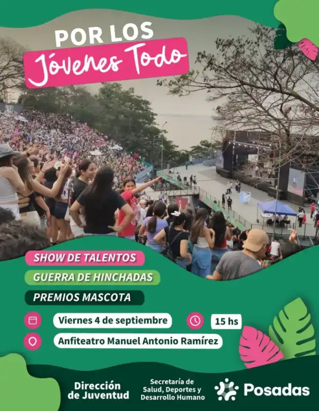 Por los jóvenes todo: Posadas se prepara para una nueva edición del festival estudiantil 4 festival por los jovenes todo 1 - 3