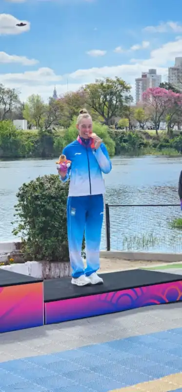 Juegos Suramericanos: Romina Imwinkelried ganó el bronce y le dio a Argentina su primera medalla 1 suramericano