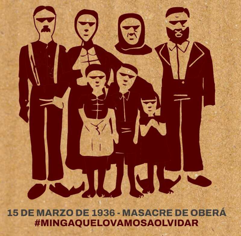 Acto por la Memoria de los 88 anos de la Masacre de Obera 6 - 2