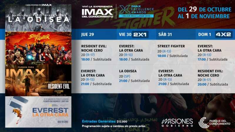 Cartelera imax 29 1 - 3