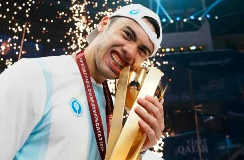 Leo Augsburger al Mundial de Pádel