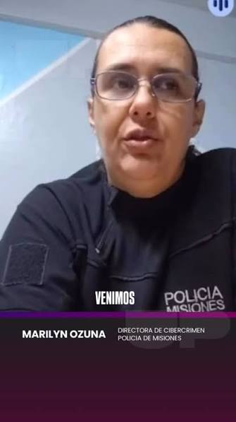 Marilyn Ozuna, directora de Cibercrimen de la Policía de Misiones, explicó cuáles son las estafas virtuales más frecuentes y brindó recomendaciones para evitar caer.