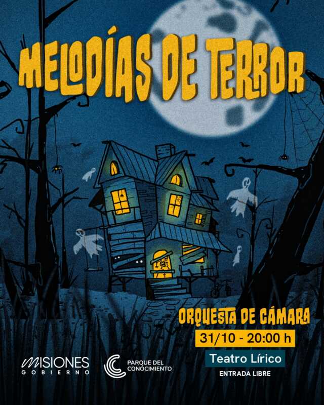 Halloween en Posadas: la Orquesta de Cámara presenta «Melodías de Terror»