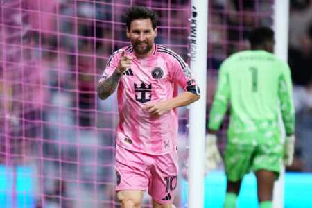 Con un doblete de Messi, Inter Miami aplastó a DC United Messi