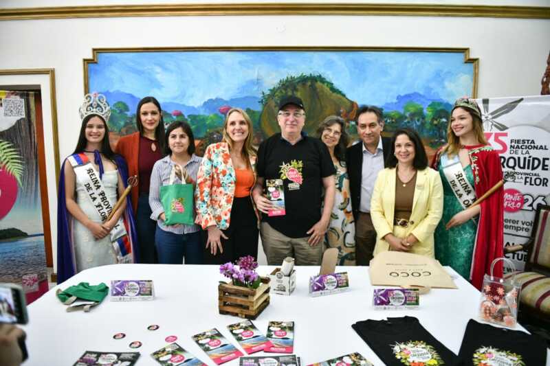 Montecarlo prepara la Fiesta Nacional de la Orquídea y la Fiesta Provincial de la Flor Montecarlo