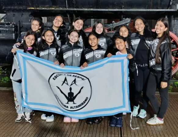 Misioneras se consagraron campeonas sudamericanas de gimnasia aeróbica en Brasil: “Fue un mimo al corazón” misioneras campeonas danza aeróbica