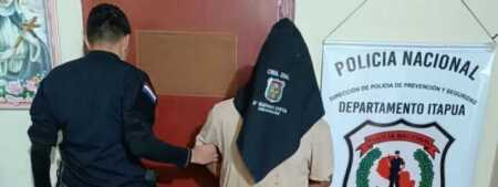Encarnación: detienen a hombre con antecedentes tras hurto en una vivienda hombre