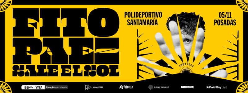 Fito Páez no se presentará en Posadas: cancelaron el concierto del 5 de noviembre 2 El recital de Fito Páez en Posadas fue cancelado y devolverán el dinero de las entradas